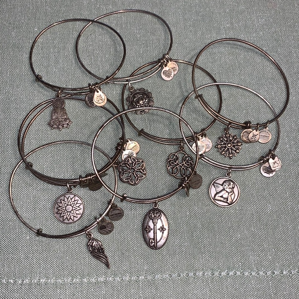Stack Of Alex And Ani Bangles - image 1